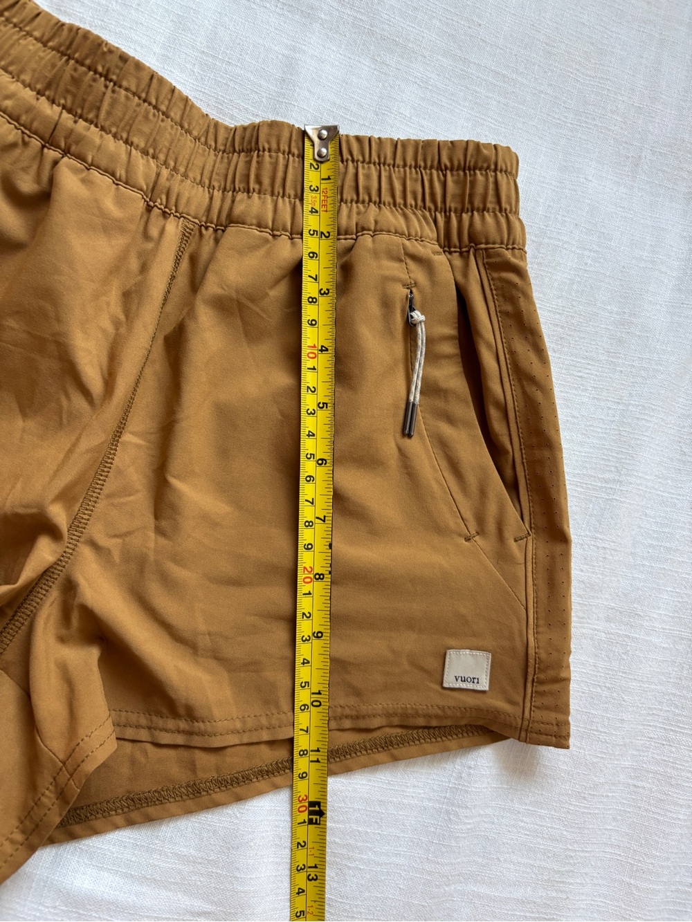 Vuori Golden Mustard Athletic Shorts - Picture 9 of 12